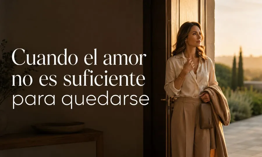 Cuando el amor no es suficiente: 8 señales de que ha llegado el momento de marcharte